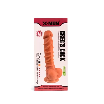 X-Men - Greg’s 8.3 inch Cock - élethű öntapadós dildó, testszínű