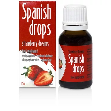 Cobeco - Spanish drops Strawberry 15ml - eper ízű vágyfokozó 