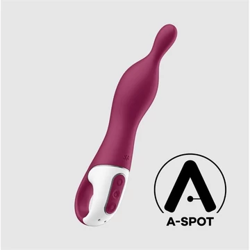 Satisfyer A-Mazing 1 - A-Pont vibrátor, bordó