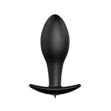 Pretty Love Vibrating Anal Stimulation Plug 1 - távirányítós vibrátoros análkúp, fekete