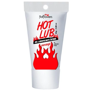 Hot Flowers Intimate lubricant Heat effect strawberry flavor 25ml - melegítő hatású eper aromájú síkosító 