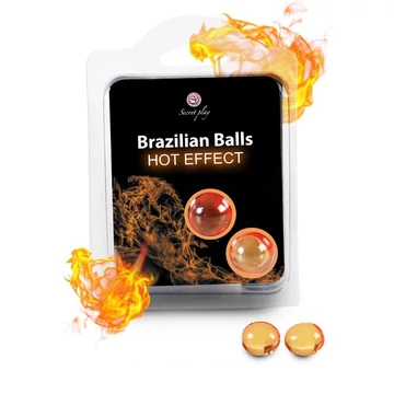 Secret Play Secret Play Set 2 Hot Effect Brazilian Balls Set - melegítő hatású síkosítólabda 2db-os 