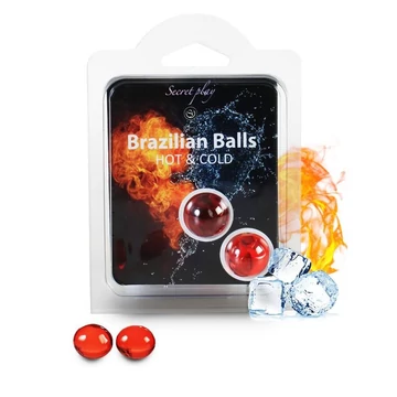 Secret Play Secret Play Set 2 Hot &amp; Cold Effect Brazilian Balls - melegítő és hűsítő hatású síkosító labda 2db-os 