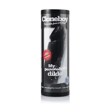 Cloneboy Dildo Black - 3D-s pénisz klónozó, fekete