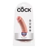 King Cock Dildo 6 - öntapadós élethű dildó, testszínű